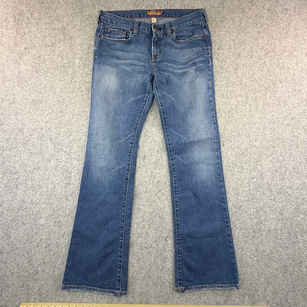Abercrombie & Fitch Emma Bootcut Jeans Women 8L Blue Stretch Low Rise Y2K
